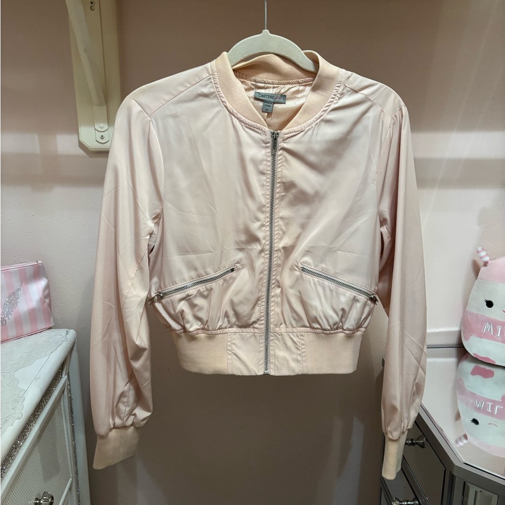 Women's Pink Bomber Jacket